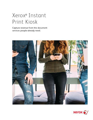 brochure, Instant Print Kiosk, Xerox, Offitek