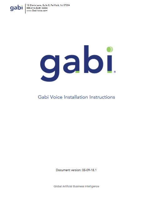 installation instructions, Xerox, Gabi Voice, Siri, innovation, apps, Offitek