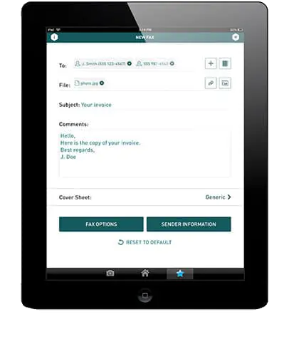 Ipad Service, XMedius Fax, Offitek
