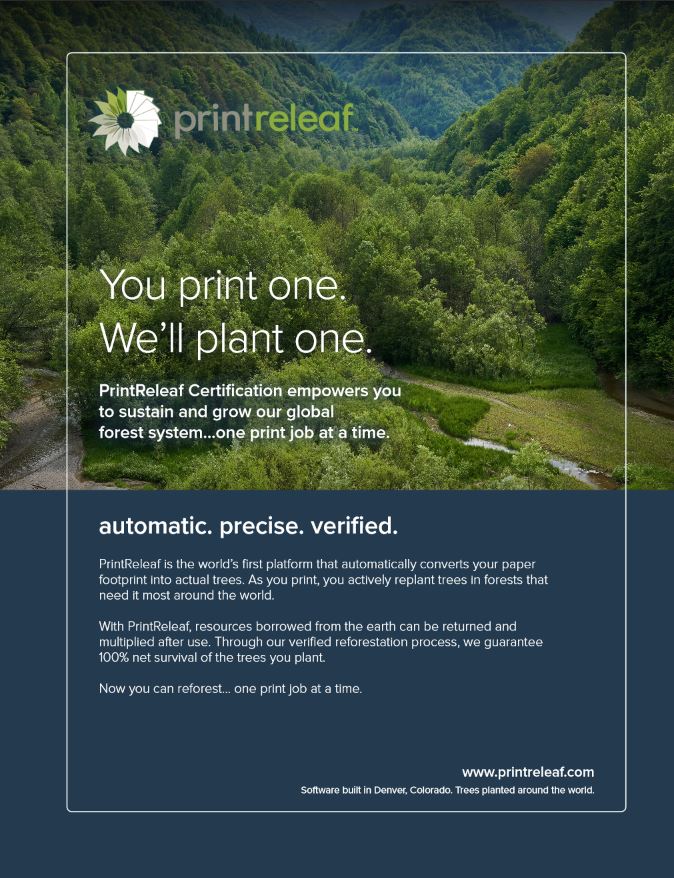 Full Brochure Cover, PrintReleaf, Offitek