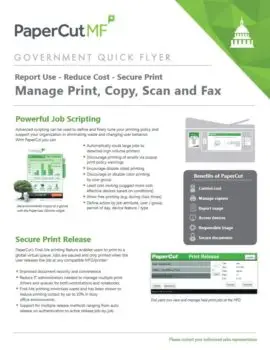 Papercut, Mf, Government Flyer, Offitek